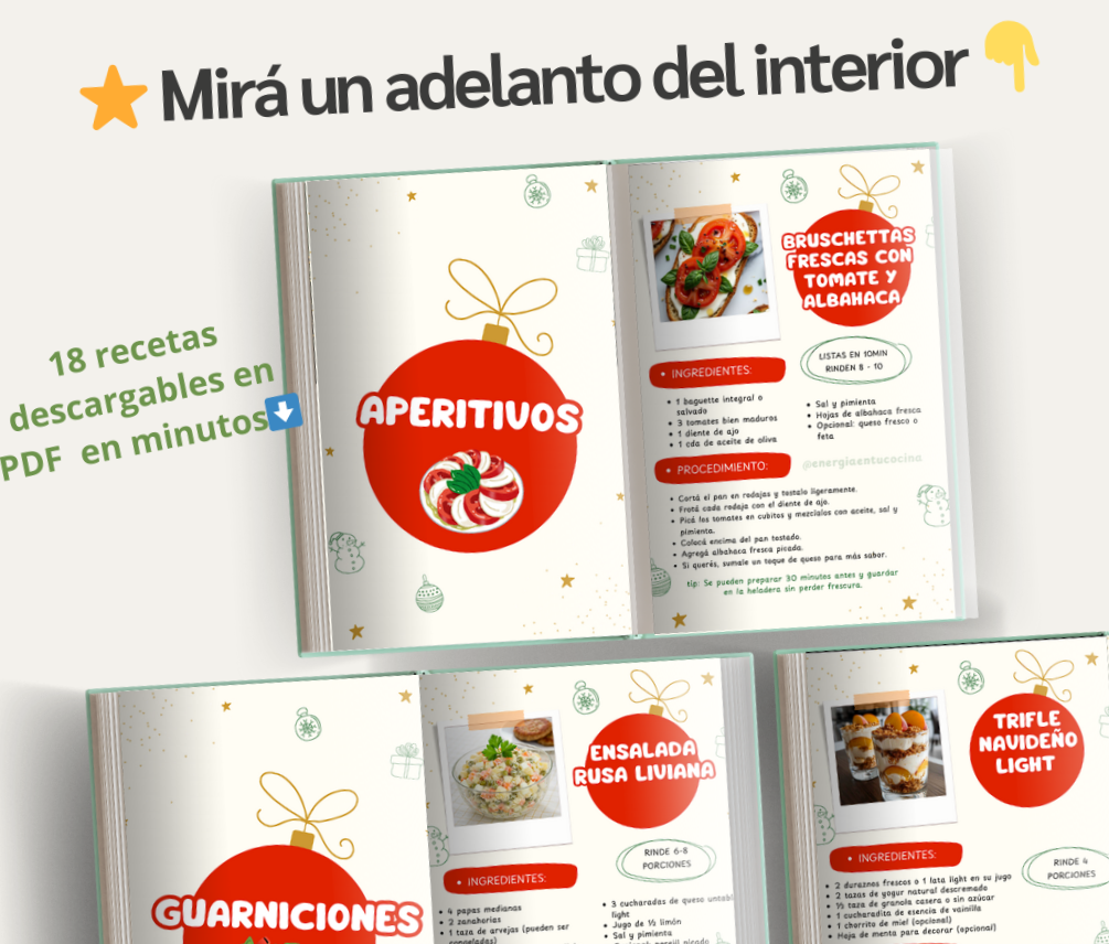 Recetario navideño saludable